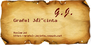 Grafel Jácinta névjegykártya