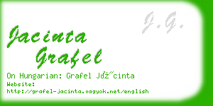 jacinta grafel business card